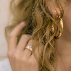 Everyday Hoops – Gold-Plated Brass
